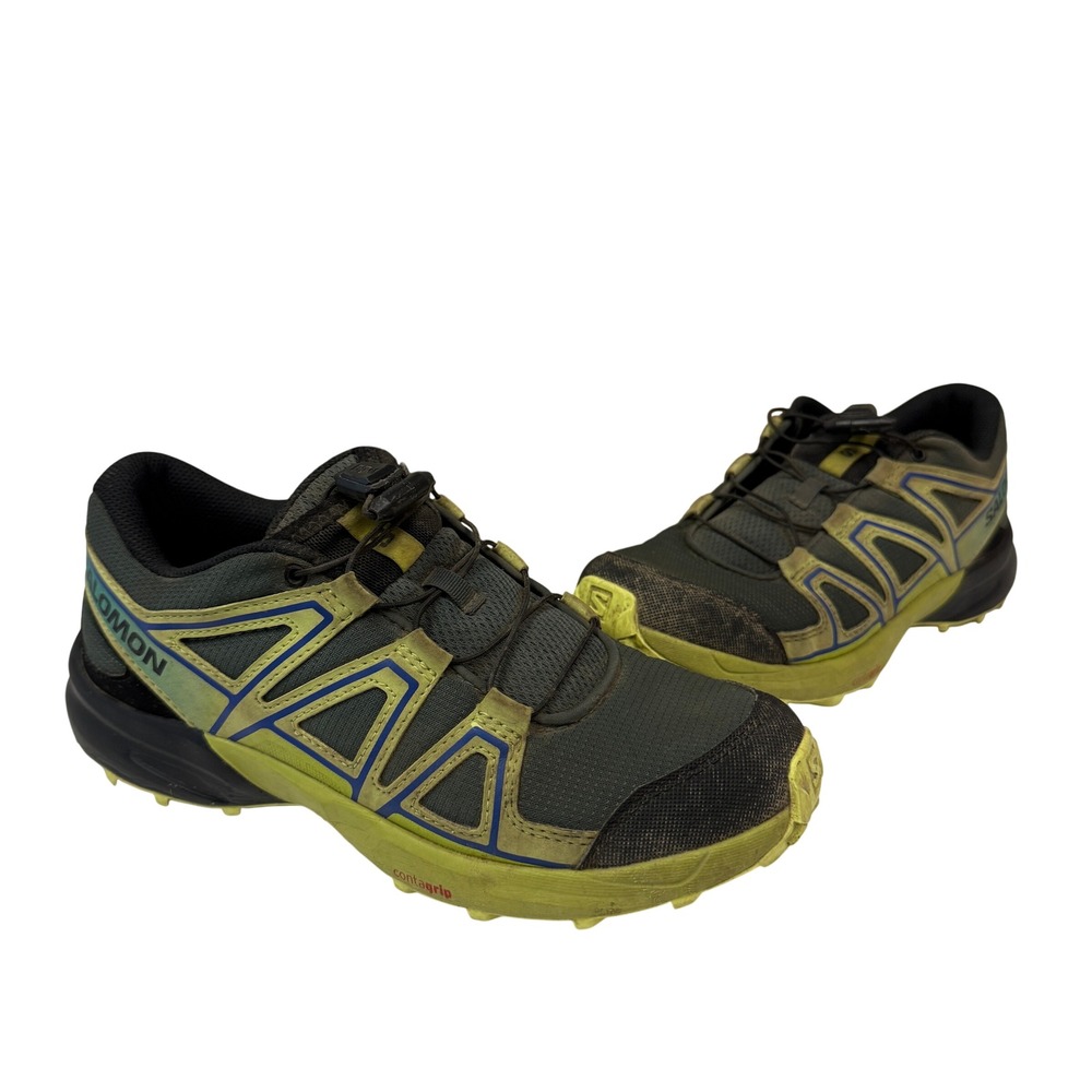 Salomon Kids Speedcross Hiking Shoes Sneakers Size 6 Youth Trails Camping Run